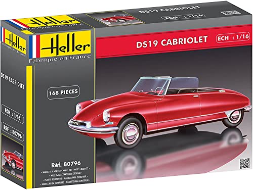 Maquette DS 19 Cabriolet Heller 1/16 : l'excellence du modélisme automobile de collection