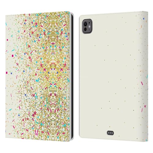 Étui Portefeuille en Cuir iPad Pro 11 M4 Head Case Designs Miroiter Confettis
