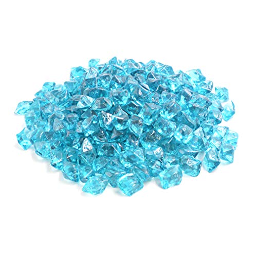 Mr. Fireglass 1/2” Polygon Fire Glass for Natural or Propane Fire Pit,Fireplace