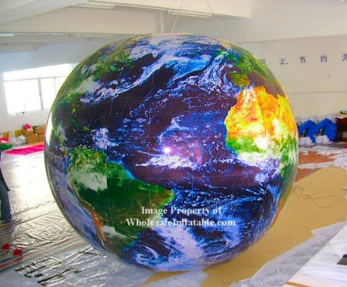 New 7' Earth Helium Advertising Balloon