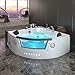 Produktbild Whirlpool Eckbadewanne Badewanne Wanne 2 Personen Heizung Pool Luxus