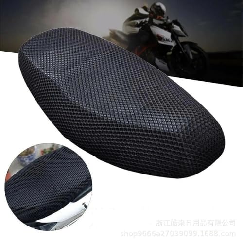 Fundas asiento moto y cubierta para patinete con tela de malla transpirable contra el calor 7