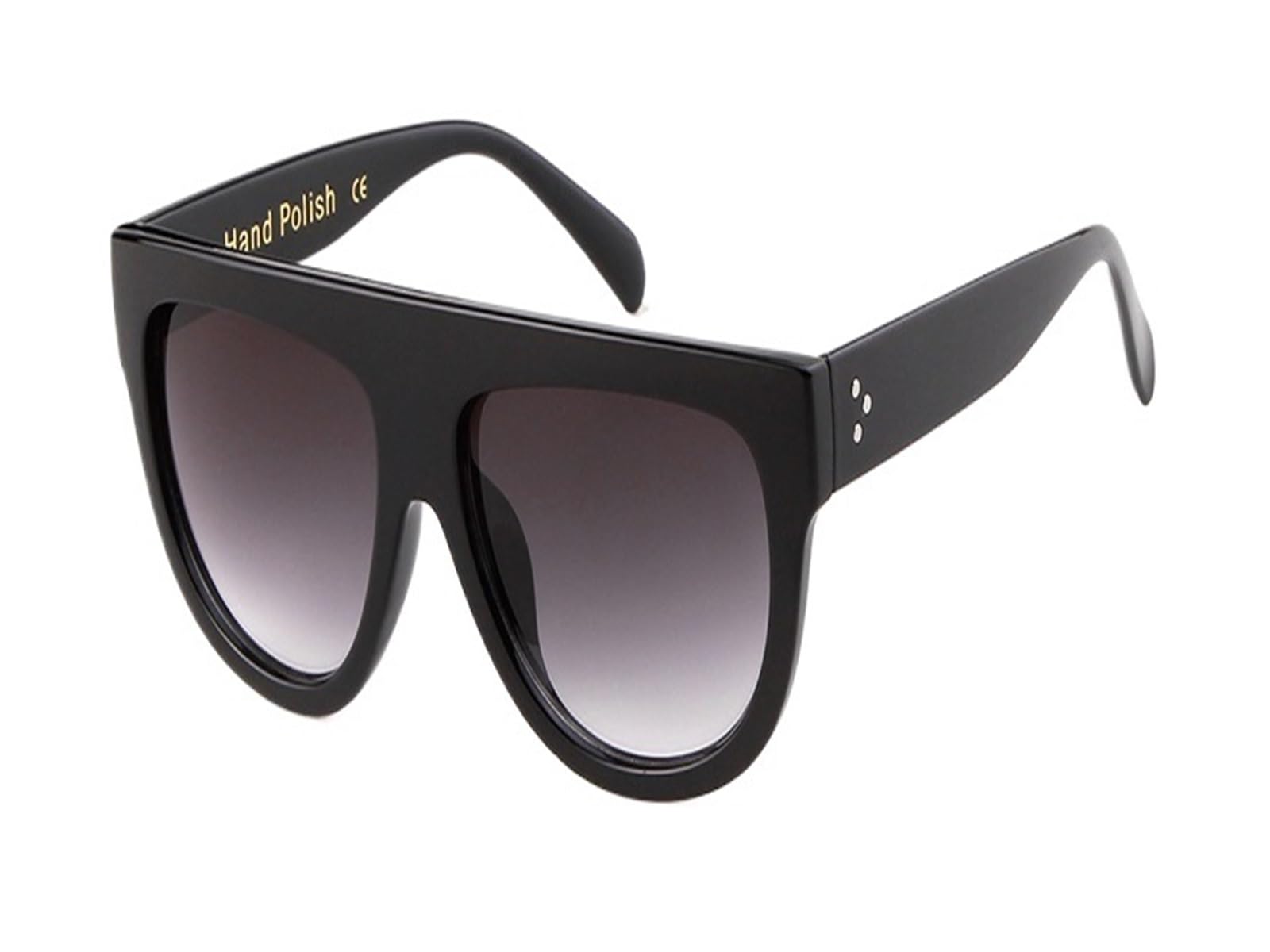 Bgmcsferg Unisex C9 Women Shield Sunglasses Oversized Flat Top Lady Bicolor Sun Glasses Big Shades