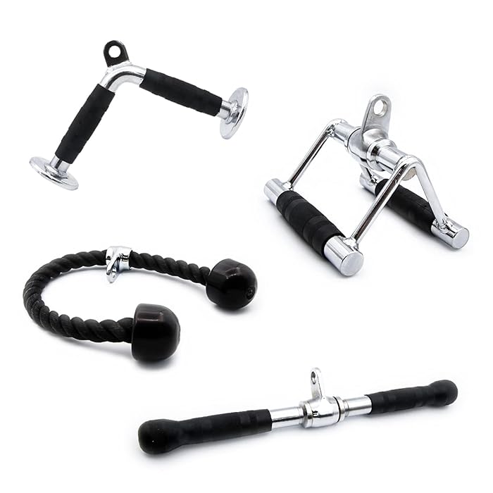 Buy RitFit Cable Machine Attachments for Gym, Lat Pulldown Accessories