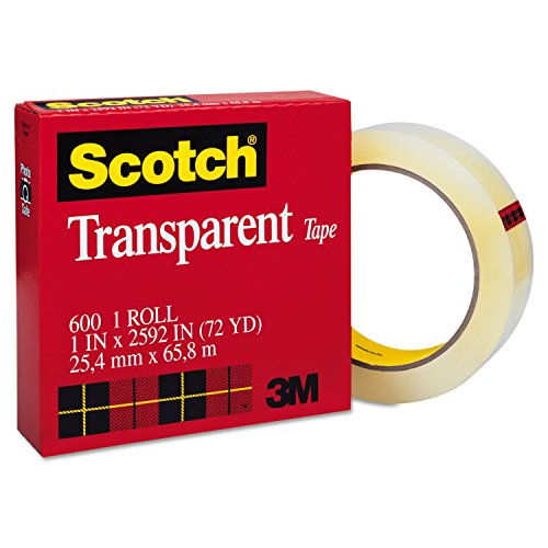 Scotch Transparent Tape adhésif de bureau MMM60012592 transparent