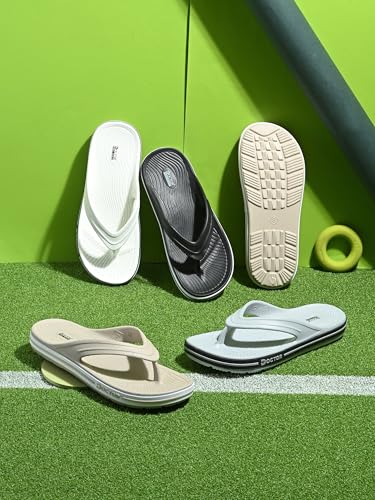 Image of Men's Comfort Flip Flops with Cushioned EVA Sole | Lightweight Anti-Slip Everyday Wear Slippers for Walking, Home, Outdoor & Casual Use