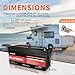 dumfume 12V 200Ah LiFePO4 Lithium Battery,200A BMS,Max.2560W Load Power,15000+ Deep Cycles,10-Year Lifespan, Ideal for RV, Solar Energy Storage,Home Energy Storage and Off-Grid Camping