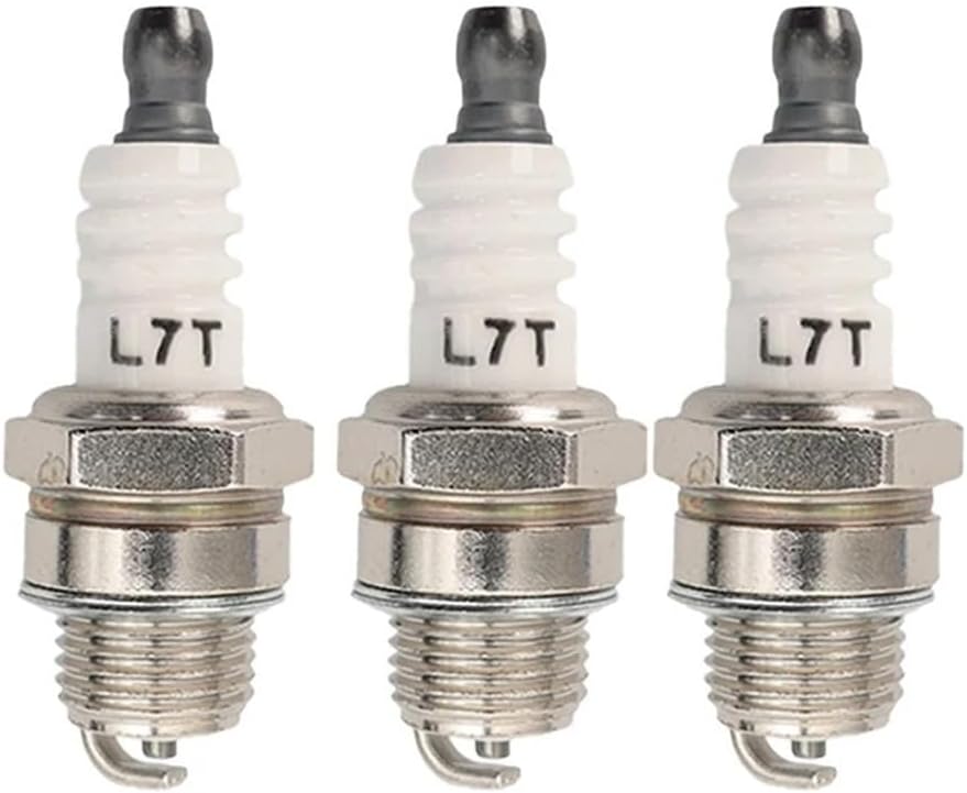 Oil Saw First Stage Spark Plug L7T Spark-plug Lawn Mower Two-stroke Gasoline Engine L7TC Auto Accessories(3PCS)