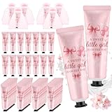 Swiffen 48 Sets Pink Bow Baby Shower Hand Cream Gifts Bulk a Sweet Little Girl Is on Her Way Baby Shower Hand Cream Travel Size Lotion Bulk Party Supplies Favors Birthday Wedding Party Favors