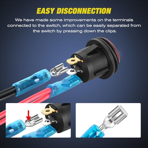 Image of Nilight 3 Gang Rocker Toggle Switch Panel Waterproof