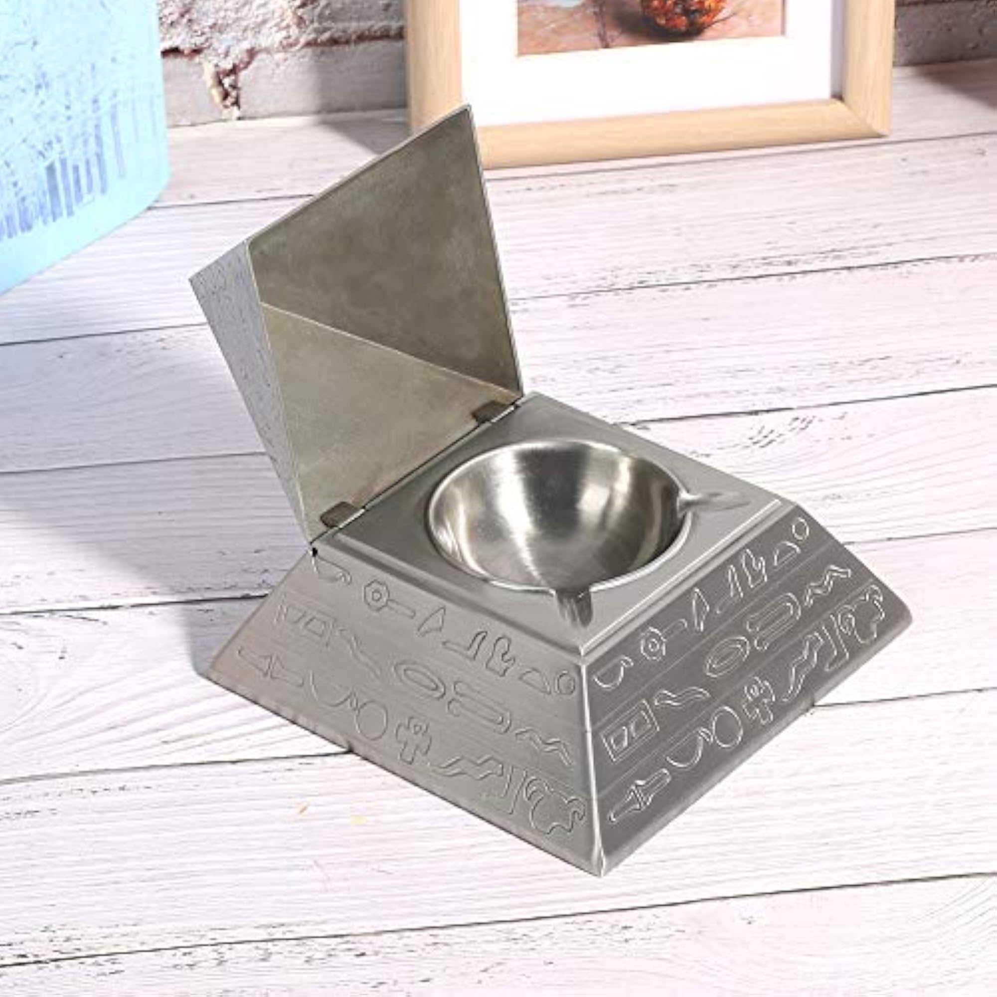 Egyptian Pyramids Shape Durable Office Ashtray