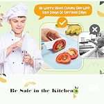 Knives for Kids, 6-Piece Kitchen Cooking and Baking Knife Set, for Real Cooking, BPA-Free Toddler Knives