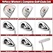 Tangkula 9 Pieces Women's Complete Golf Clubs Set Right Hand, Includes 460cc Alloy #1 Driver & #3 Fairway Wood & #4 Hybrid & #6/#7/#8/#9/#P Irons, Putter, Golf Club Set
