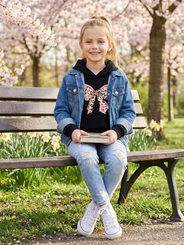Image of WELAKEN Sweatshirts for Girls Toddler & Kids II Little Girl's Pullover Tops Sweaters & Hoodies