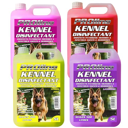 PROline Kennel Disinfectant Multi Pack Bundle 4x5L 4 different scents