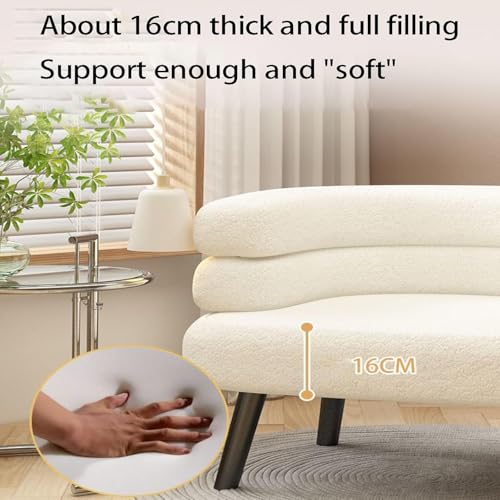 Fauteuil d'appoint compact mais large en L : La solution assise stable non encombrée - 6