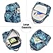 YETTASBIN Fashion Quilted Mini Backpack for Women & Girls - Jellyfish Lightweight Casual Travel Daypack, S(8.5L)