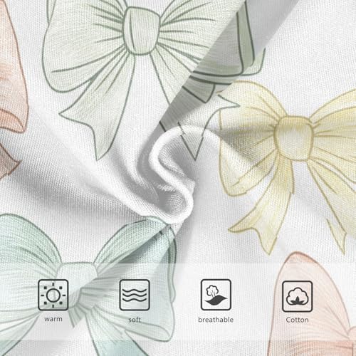 Wusikd Cute Bows Girls' Underwear Cotton Girls Briefs Soft Toddler Underwear 2T3