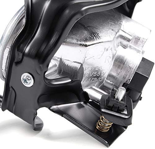 New Clear Lens Compatible with Honda CR-V CRV 2010-2011 Front Bumper Driving Halogen Fog Light Lamps +Bulbs+Switch +Wiring One Pair (Driver And Passenger Side)