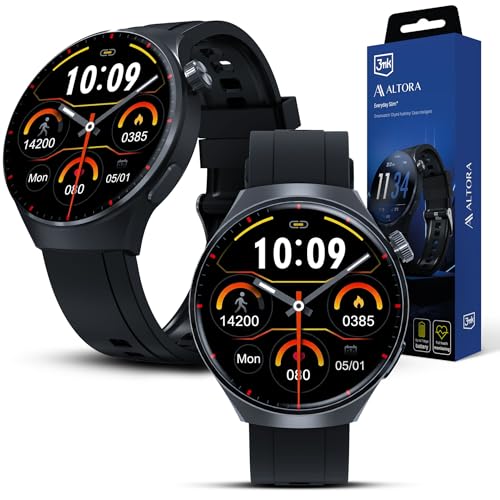 3MK Altora Everyday Slim Smartwatch Fine Montre Connectée Sport, Étanche IP68, Écran Fluide 60Hz, Bluetooth 5.3