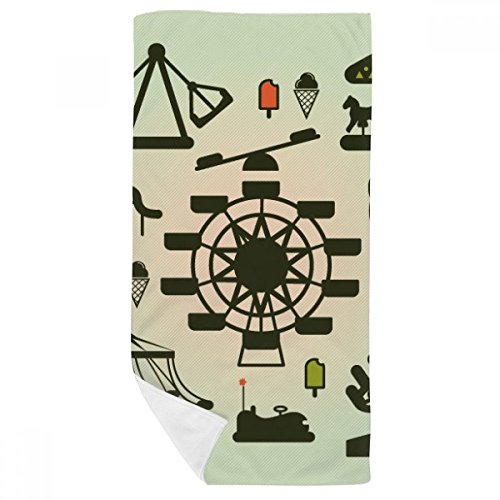 Serviette de bain compacte 35x70cm anti-encombrement pour les mains - 2