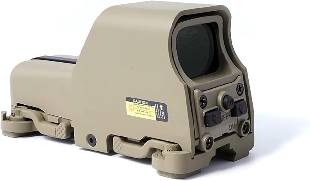 553 Red Dot Holographic Sight with Integrate Switch Side QD Quick Release/Detach Mount Base Combo，Metal Optics Reflex Red Dot Scope，Fits for Standard 20mm Pic Rail System Mounting