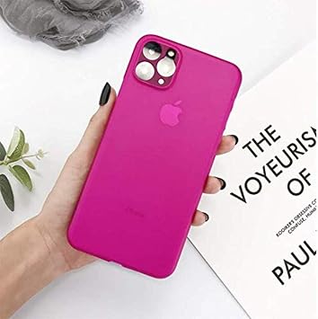 Zore 11007 Apple iPhone 11 ile Uyumlu Pro i in K l f Eko PP Kapak, Pembe