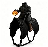 Halloween Kopfloser Reiter Katzen-/Hundekostüm, 3D-Reitillusion