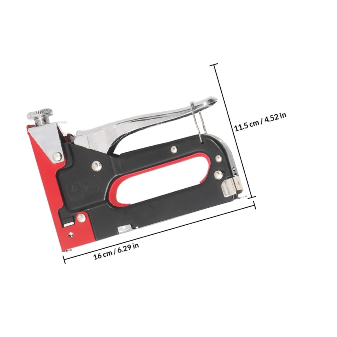 Pistola Sparachiodi Manuale 3 in 1 in Metallo per U | Impugnatura Ergonomica Curva, Chiusura a Fibbia Semplice, Uso Manuale per Graffette e Chiodi