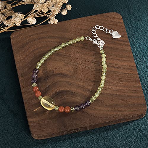 Bracelet multi-gemmes contre le stress pour retrouver la prospérité