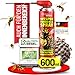 Produktbild HEIMWERT Wespenspray Turbo mit Langzeitwirkung und Paralysator - Sicher Wespennest entfernen dank Spezialformel Made in Germany - 600ml Vorteils Spray gegen Wespen + große Nester