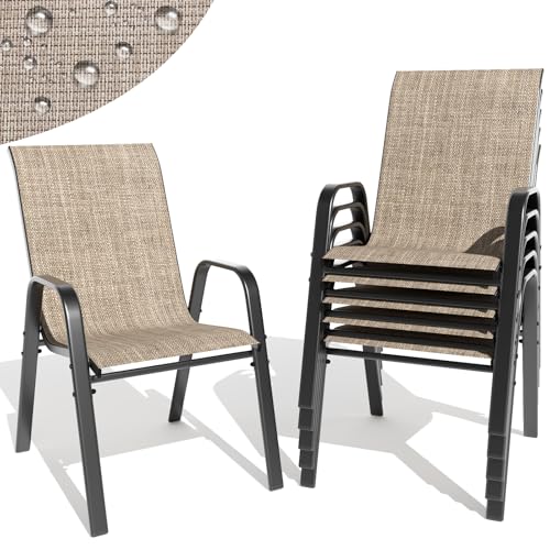 Patio Dining Chairs Set of 6