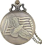 Einstellen der Uhrzeit: Ziehen Sie das Teil oben an der Taschenuhr vom Boden der Uhr weg und drehen Sie es im Uhrzeigersinn, bis die genaue Uhrzeit erreicht ist.