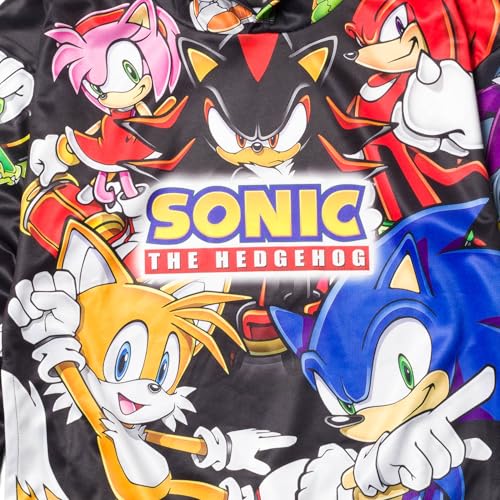 Image of SEGA Sonic the Hedgehog Boys Pullover Hoodie with Side Pockets