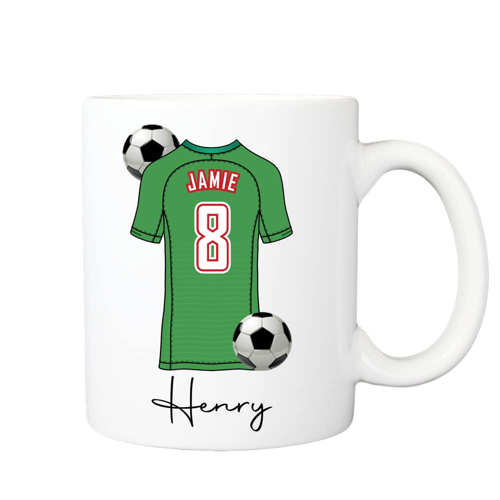Pickhut Personalised World Cup 2022 Football Mug (Cameroon)