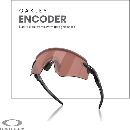 Miniatura 6 de Oakley Encoder OO9471 - Gafas de sol rectangulares para hombre, correa de paquete + kit de cuidado iWear de diseñador
