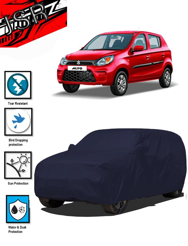 Image of J S R Waterproof Body CAR Cover for Maruti Suzuki Alto (Maruti Suzuki Alto CAR Cover | Alto CAR Cover | Alto CAR Cover Waterproof | CAR Cover for Corolla Alto)