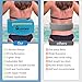 UCEDER Swim Belt for Adults, Adjustable Flotation Belt,Water Aerobics Belt with Zippered Pocket,3-Section EPE Swimming Buoyancy Belt,Pool Exercise Equipment for Cross Training, Aqua Jogging（L）