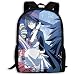 Produktbild Tagesrucksack,Zufälliger Backpack,Notizbuch Reiseeucksack,Multifunktionsrucksack,Anime Boy Blue Eyes Haar Student College Tagesrucksack,Casual Laptop Backbag,Verstellbare Schulhefttaschen