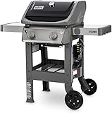 Weber Spirit Ii E-210 2-Burner Liquid Propane Grill, Black