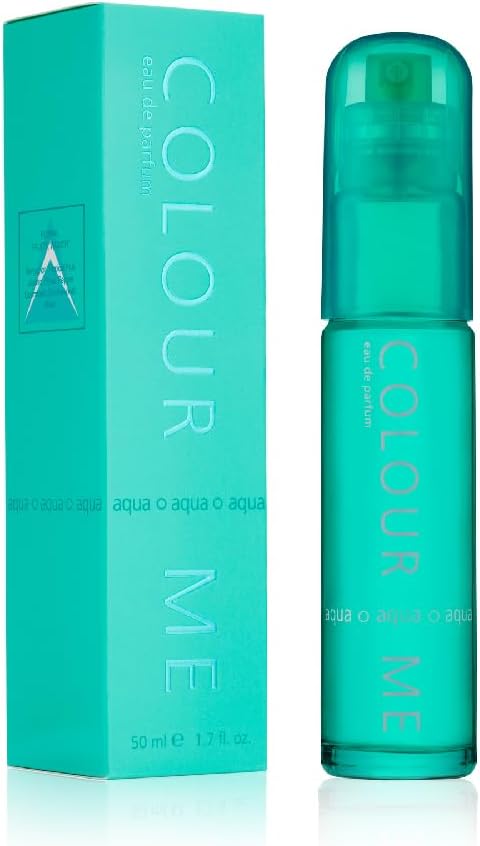 Colour Me Aqua Perfume Women’s Eau de Parfum 50 ml Luxury Fragrance Perfume for Women Long Scented Perfumes by Milton-Lloyd