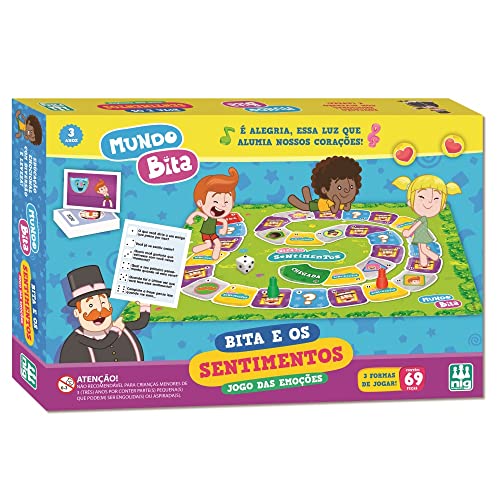 Jogo das Emoções Bita e os Sentimentos Nig Brinquedos