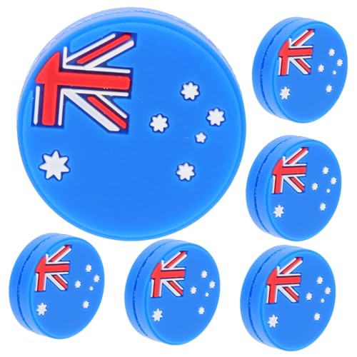 Totority 6Pcs Tennis Shock Absorbers Lightweight Racket Dampeners for Enhanced Control for All Tennis Rackets Portable and Easy to Install for Players Seeking