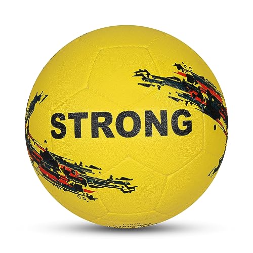 Image of Aivin Strong Football Size 5 with Ball Pump Rubber Moulded Soccer Ball