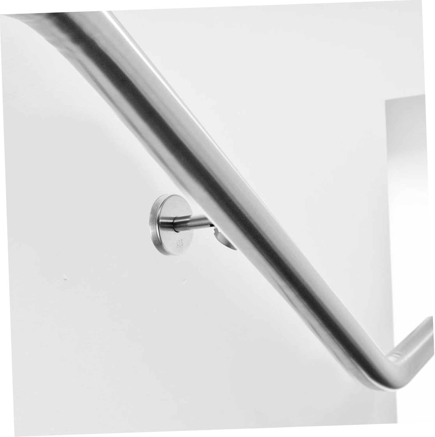ORFOFE Stainless Steel Wall Mounted Handrail Support Bracket Durable Holder for Stair Railing User Friendly Installation for Residential Commercial Use Versatile