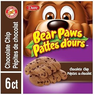 Dare Bear Paws Chocolate Chip Cookies, 240g/8.5oz
