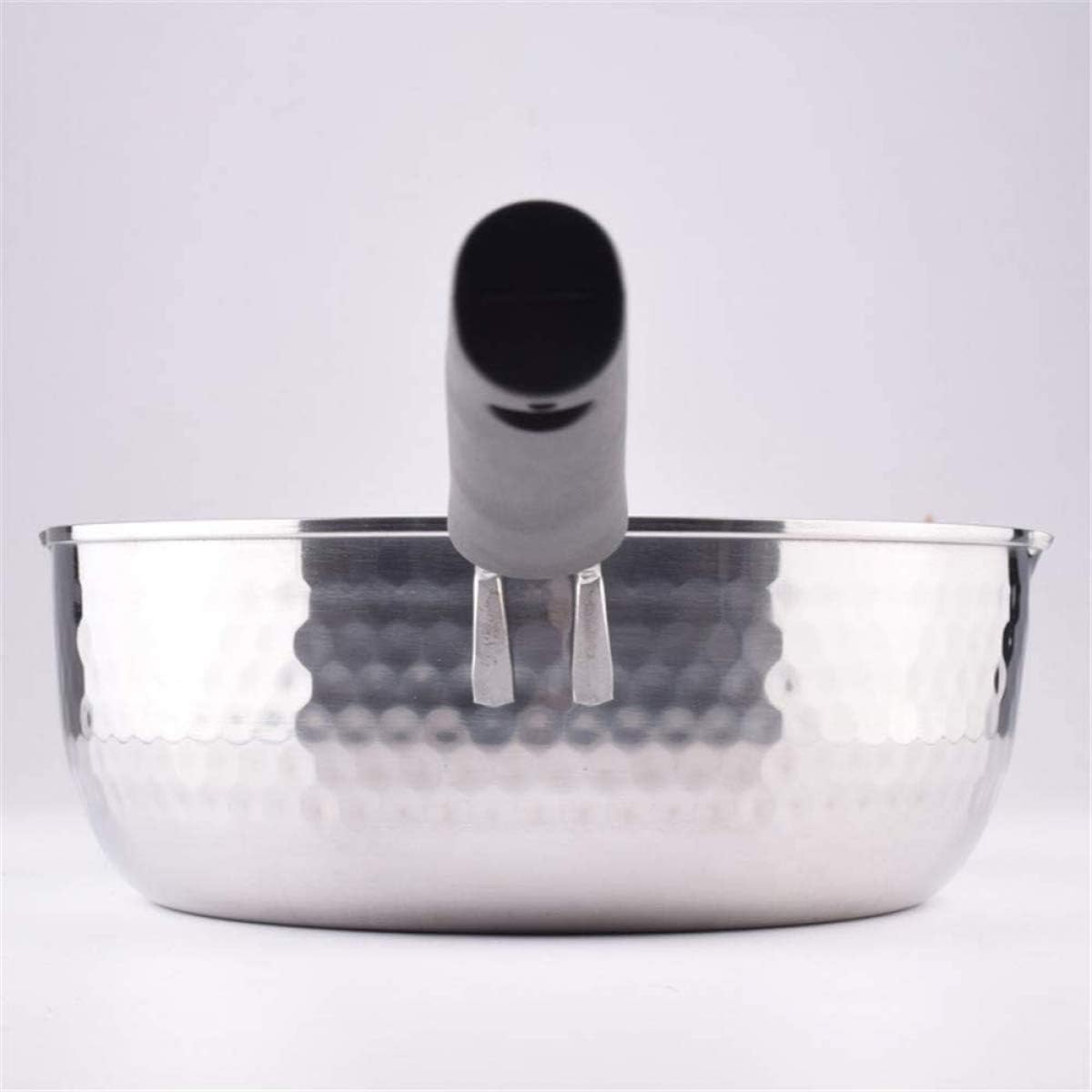 qiuqiu Non-Stick Milk Pan 16 Cm Stainless Steel Sauce Soup Pan Small Milk Pot Tea Coffee Egg Cooking Pot Supplement Pot Soup Pot