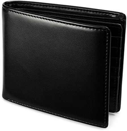 Amazon Legare レガーレ 隠しポケット付き 本革 二つ折り財布 カードたくさん入る 5色 オリジナル化粧箱入り ブラック 財布