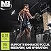 NutraBio Alpha EAA - All-Day Amino Acids for Muscle Growth and Hydration - Essential Amino Acids with Nootropics & Adaptogens- Full Spectrum EAA BCAA Powder - 30 Servings - Blueberry Lemonade