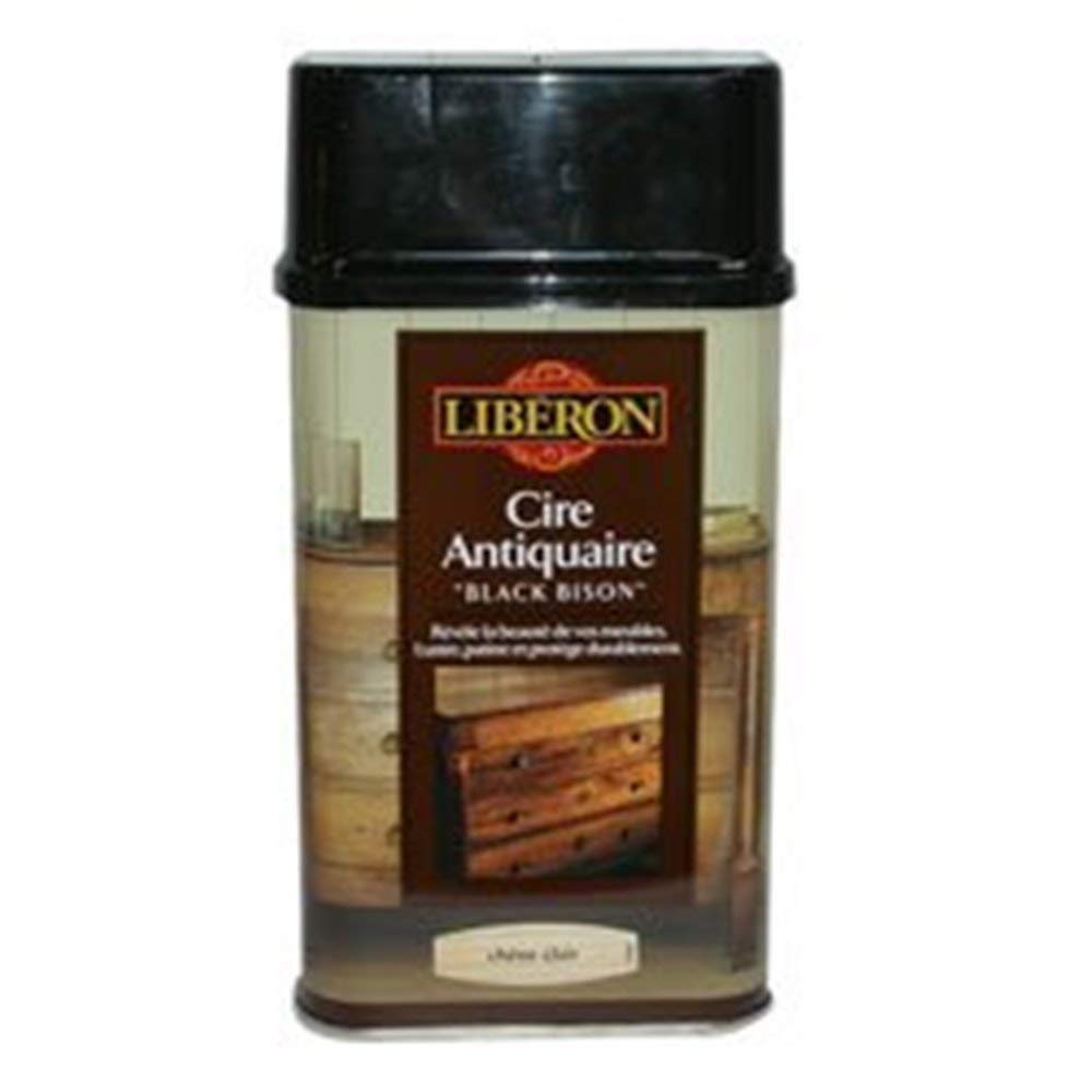 Libéron Cire antiquaire Black Bison Liquide, Chêne moyen, 0,​5L